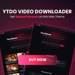 YT Video and Audio Downloader Theme